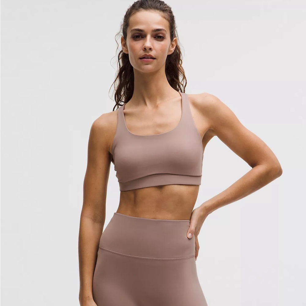 NWOT Lululemon Energy Longline Bra Evolve size Medium ASHR